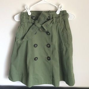 Jcrew chino military skirt